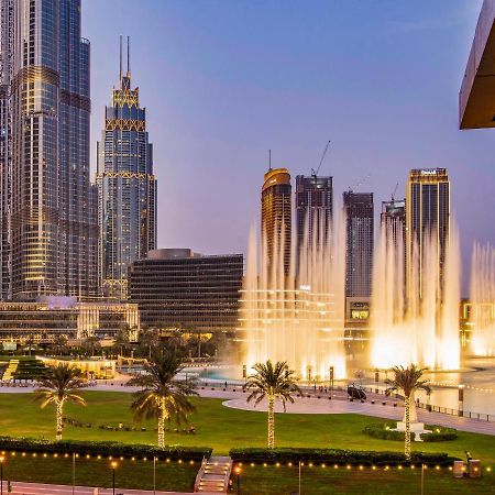 First Class 2Br With Full Burj Khalifa And Fountain View Dubái Exterior foto